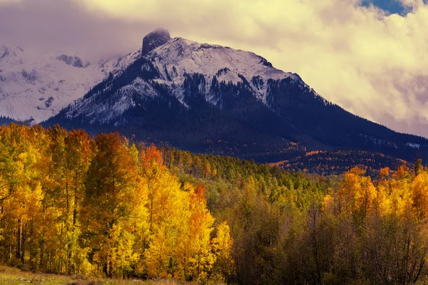 Outono nas montanhas do colorado — Fotografia de Stock