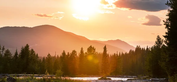 カナダの山の風景 — ストック写真