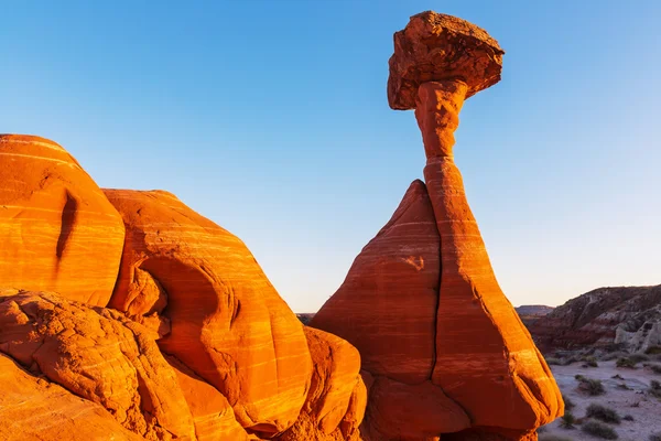 Zandsteen formaties in utah — Stockfoto