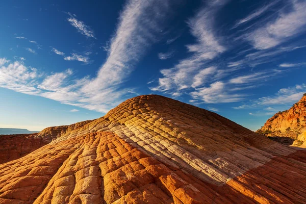 Kumtaşı oluşumları Utah — Stok fotoğraf