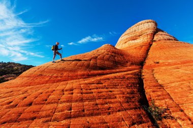 Utah dağlar'da yürüyüş