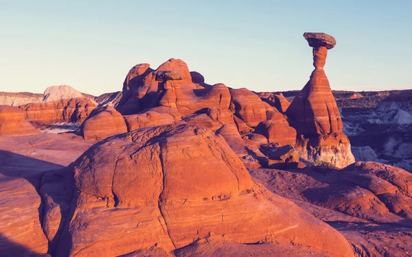 Sandstone formations in Utah — Stock Photo, Image