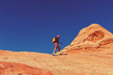 Utah dağlar'da yürüyüş