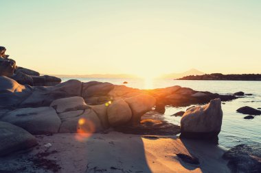 Yunanistan kayalık sahil şeridi