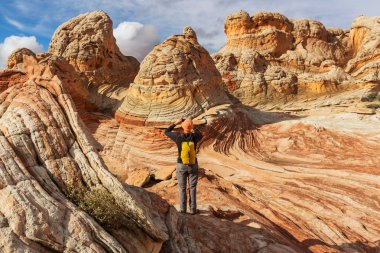 Utah dağlar'da yürüyüş