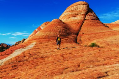 Utah dağlar'da yürüyüş