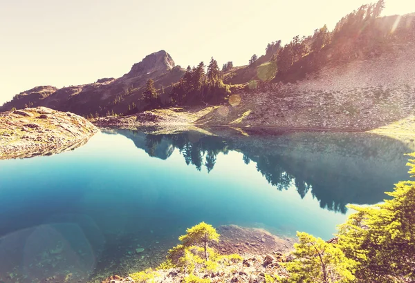 Ann Lake e Mt. Shuksan. — Fotografia de Stock