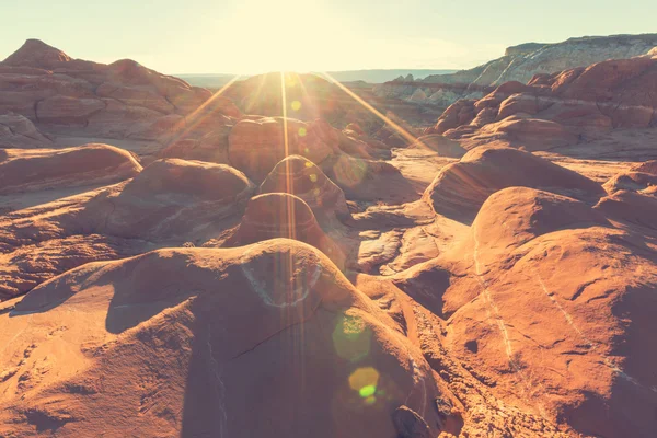 Sandstone formations in Utah — Stock Photo, Image