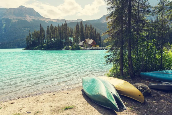 Serenidade Emerald Lake — Fotografia de Stock