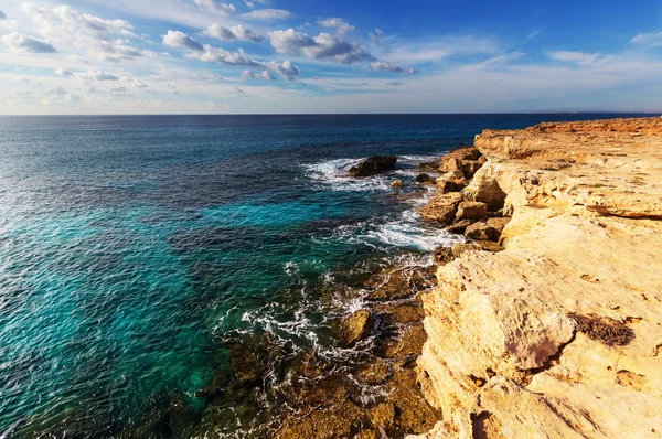Морской берег Кипра — стоковое фото