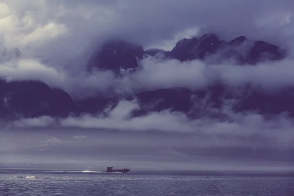 Краєвид гір на Алясці — стокове фото