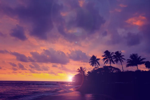 Tramonto nell'isola delle Hawaii — Foto Stock