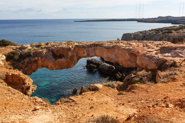 Березі моря на Кіпрі — стокове фото