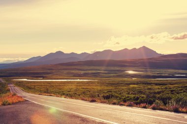Denali otoyolu, Alaska manzaraları