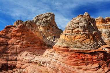 Vermilyon kayalıklarla Ulusal Anıt manzaralar