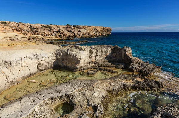 Mooie kust van Cyprus — Stockfoto