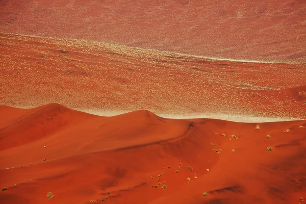Sanddünen in der Wüste Namib — Stockfoto