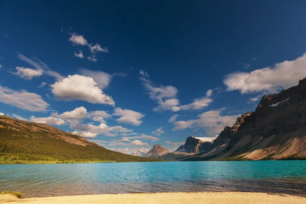 Lago Bow no Canadá — Fotografia de Stock