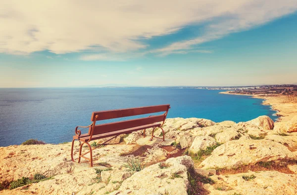 Kıbrıs 'ta güzel deniz kıyıları — Stok fotoğraf