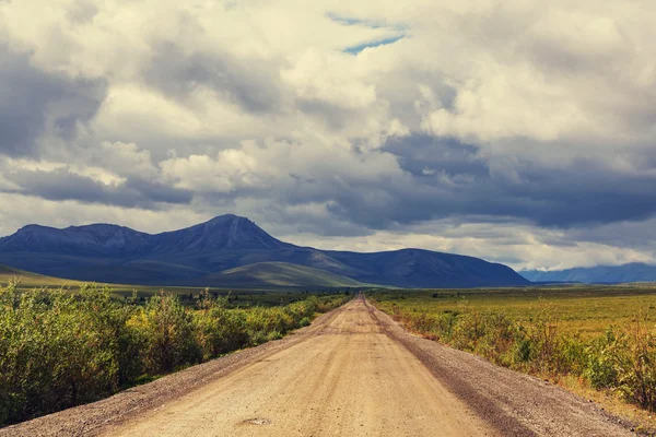 Polar tundra landscape — Stock Photo, Image