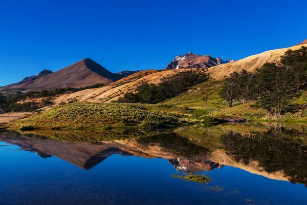 Patagonie hory krajina — Stock fotografie