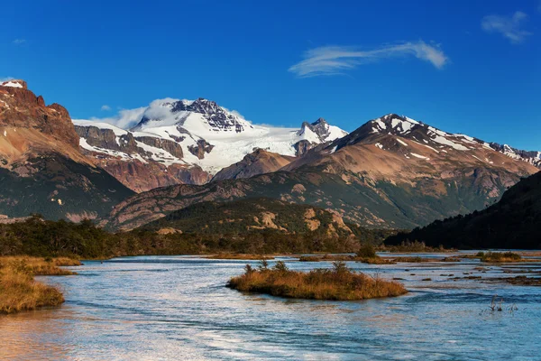 Patagonië bergen landschap — Stockfoto