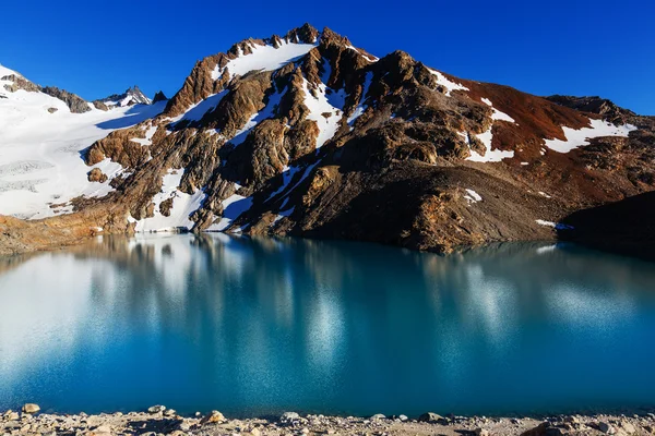 Patagonië bergen landschap — Stockfoto