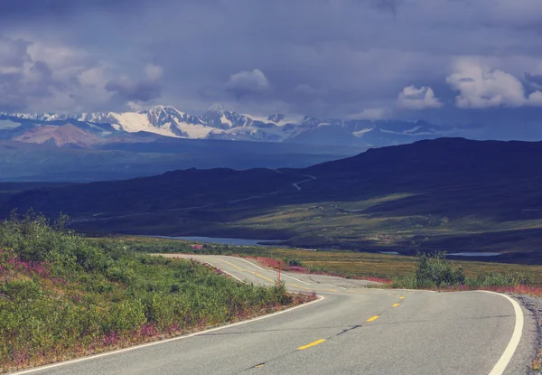 Landscapes on Denali highway, Alaska — Stock Photo, Image