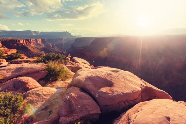 Malowniczy krajobraz z Grand Canyon — Zdjęcie stockowe