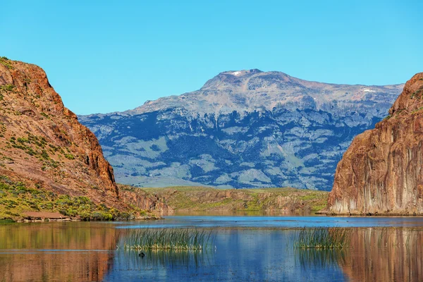 Patagonia mountains landscape Stock Photo