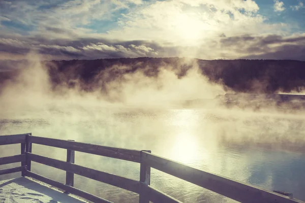 Mamute Hot Springs — Fotografia de Stock