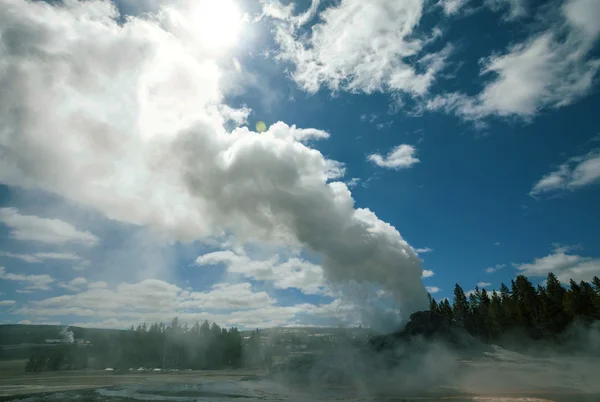 Castle geyser in USA — Stock Photo, Image