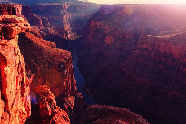 Grand Canyon famoso — Fotografia de Stock