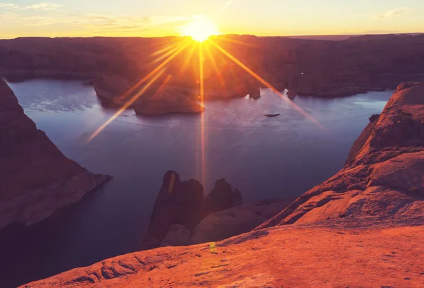 Powell sjön i usa — Stockfoto