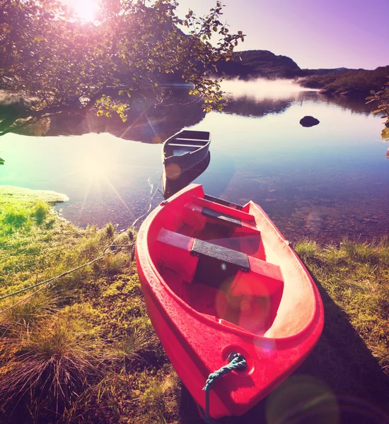 Zwei Boote in Norwegen — Stockfoto