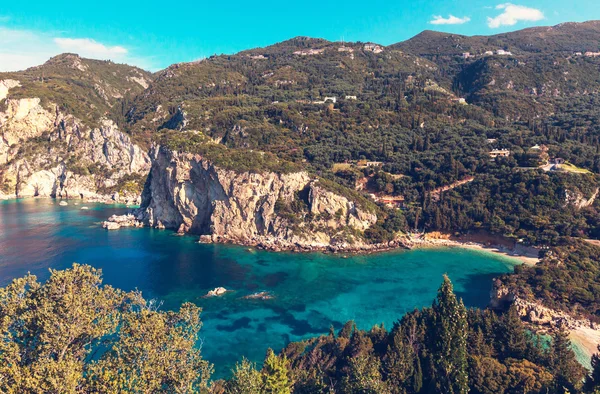 Ilha de Corfu paisagem — Fotografia de Stock