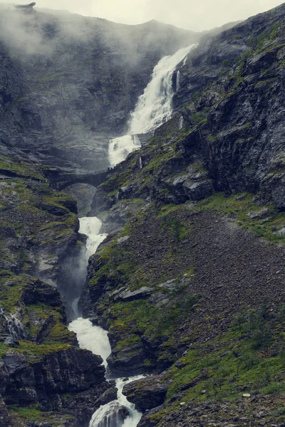 Trollstigen, Sentiero dei Troll — Foto Stock