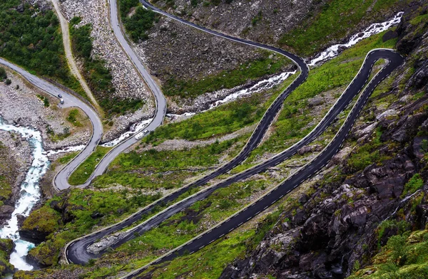 Trollstigen, Trolls vandringsled — Stockfoto