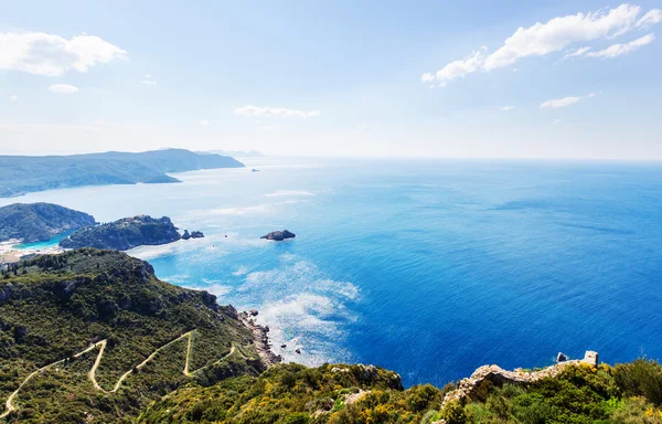 Ilha de Corfu paisagem — Fotografia de Stock