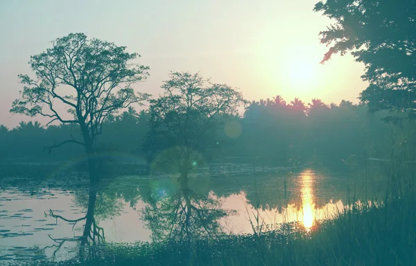 Geweldige Lake over Sri Lanka — Stockfoto