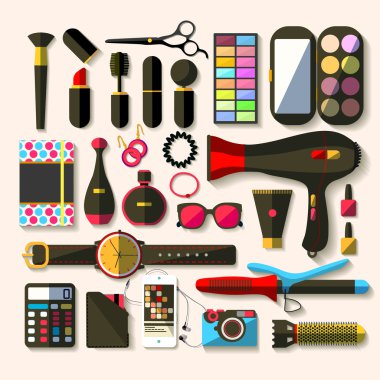 Bayanlar Moda ikonu - vektör çizimler