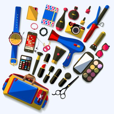 Bayanlar Moda ikonu - vektör çizimler