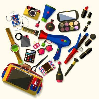 Bayanlar Moda ikonu - vektör çizimler