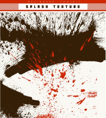 Vektör arka plan malzeme-Splash mürekkep