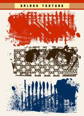 Vektör arka plan malzeme - yıpranmış desen kapak