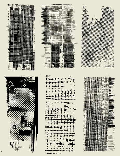 矢量美丽手工制作黑色描边背景画的画笔-股票图 — 图库矢量图片