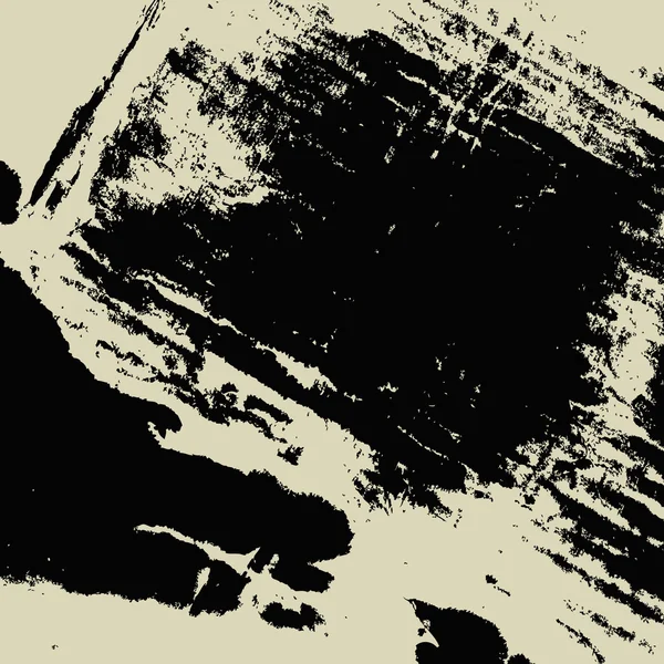 Vecteur belles touches noires faites à la main- fonds peints au pinceau - Illustration de stock — Image vectorielle