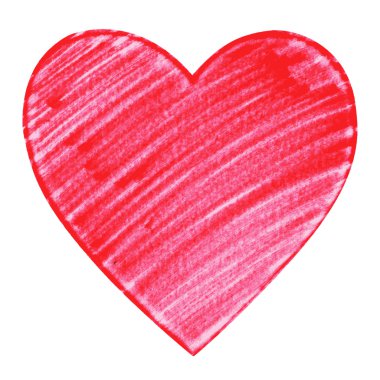 çizilmiş kalp-eps 10 .vintage tarzı