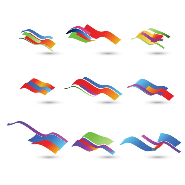 Infográficos de papel 3D abstratos —  Vetores de Stock