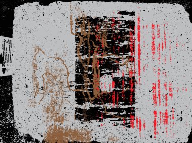 Grunge textures ayarlayın. arka plan